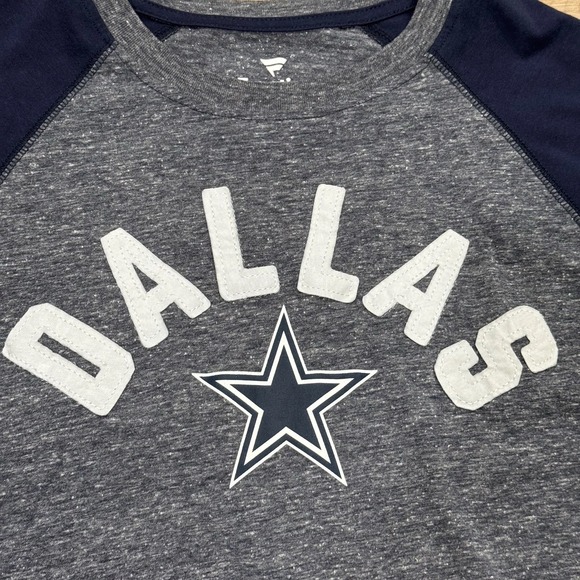 Dallas Cowboys NFL Football Fanatics Raglan T-Shirt Men's XL - Picture 3 of 7